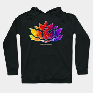 Glowing Lotus Flower Hoodie